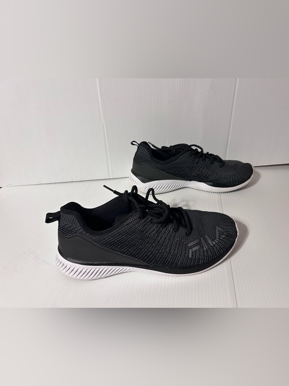 FILA 1RM00227-052 black sneakers shoe men size 12